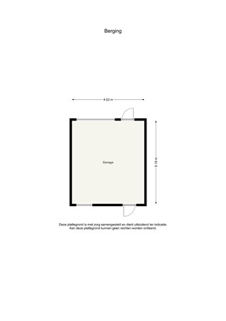 Floorplan - Nasakonstraat 24, 8303 AS Emmeloord